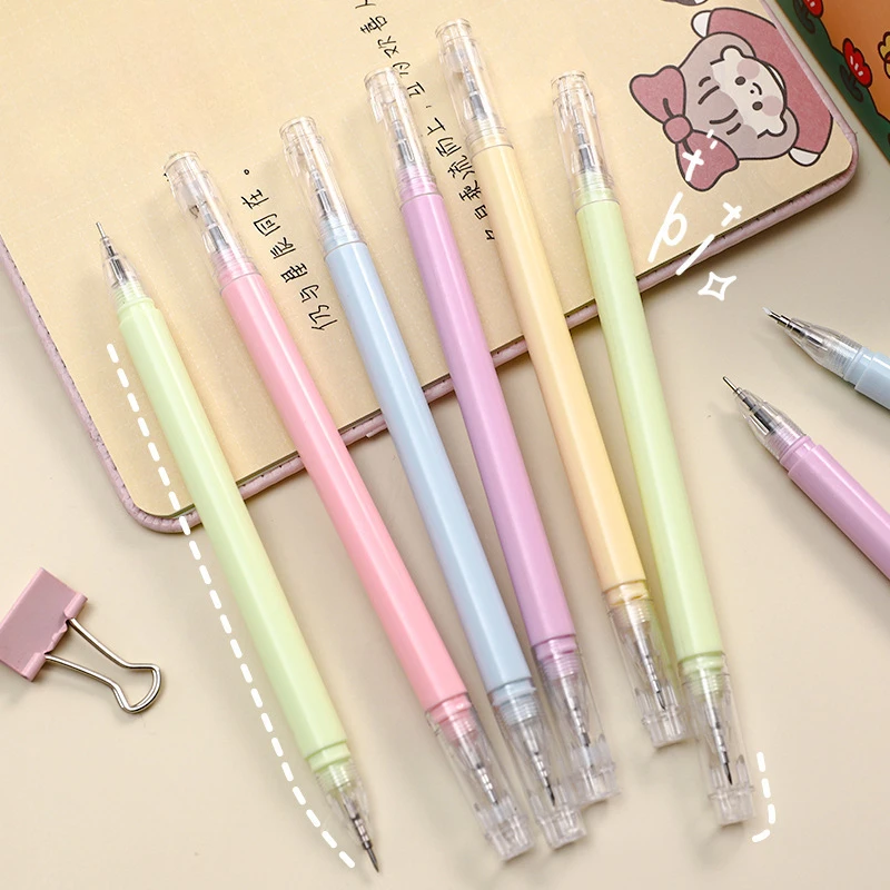 Double-Headed Tungsten Steel Pencil Knife Student DIY  Multi-Functional Writing Hand Account Dual-Purpose Pen-Shaped Art Knife