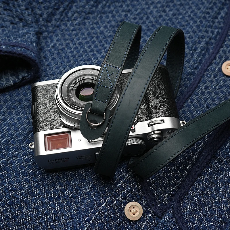 Mr.stone Handmade Genuine Leather Camera Strap for fujifilm xt30 sony xt5 xt4 xt30  Leica Q3 m11 Camera Shoulder Sling Belt