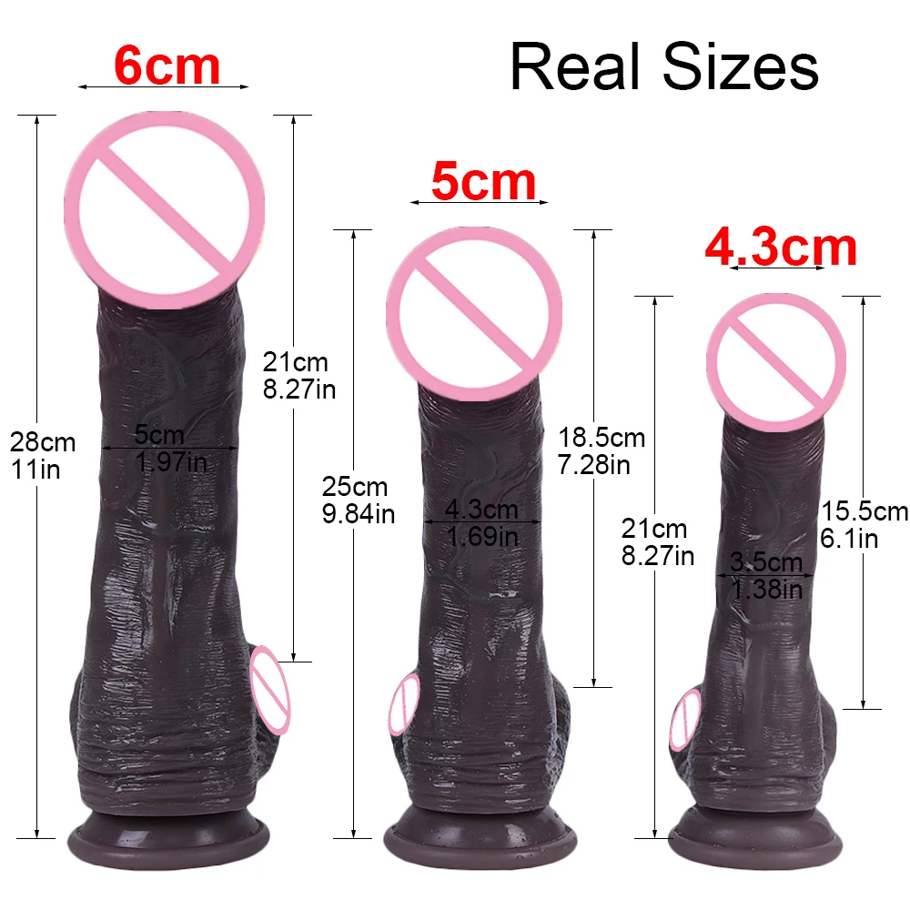 Skin Feeling Realistic Dildo Big Glans Penis Dick Soft Huge Sexy Silicone Suction Cup Anal Sex Toy For Female Strapon Woman Hole