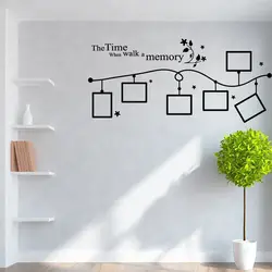 Romantic Photo Frame Family Photo Tree Birds Wall Art Stickers Vinyl Frame Decal Mural Home Decor Fashion Creative Hot Sales