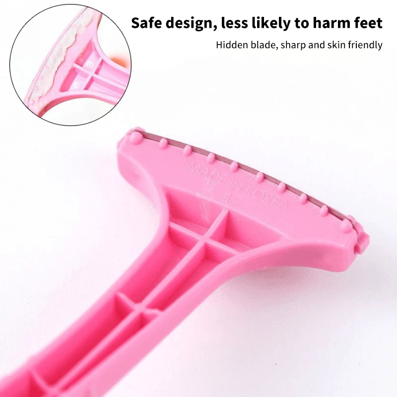 Professional Handle Dead Skin Calluses Removal Scraper Feet Care Nursing Plastic Portable Pedicure Massage Tool Beauty-health