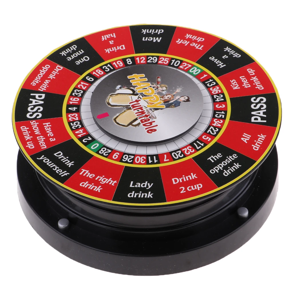 

Plastic Drinking Game Electric Turntable Toy Party Board Game for Inflatable Battery Game