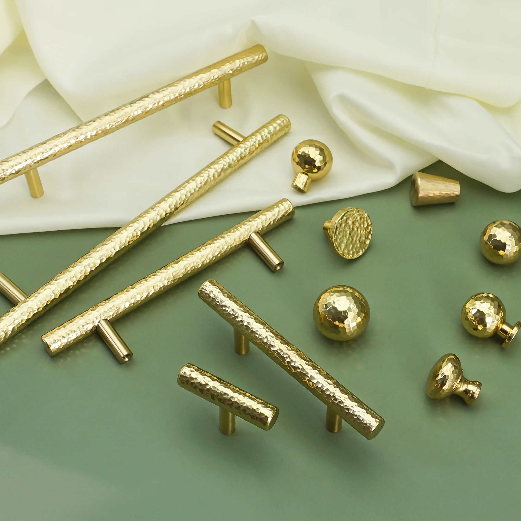 Solid Brass Long Handles for Furniture Handmade Gold Cabinet Drawer Handle Wardrobe Pulls Kitchen Cupboard Door Knobs Hardware