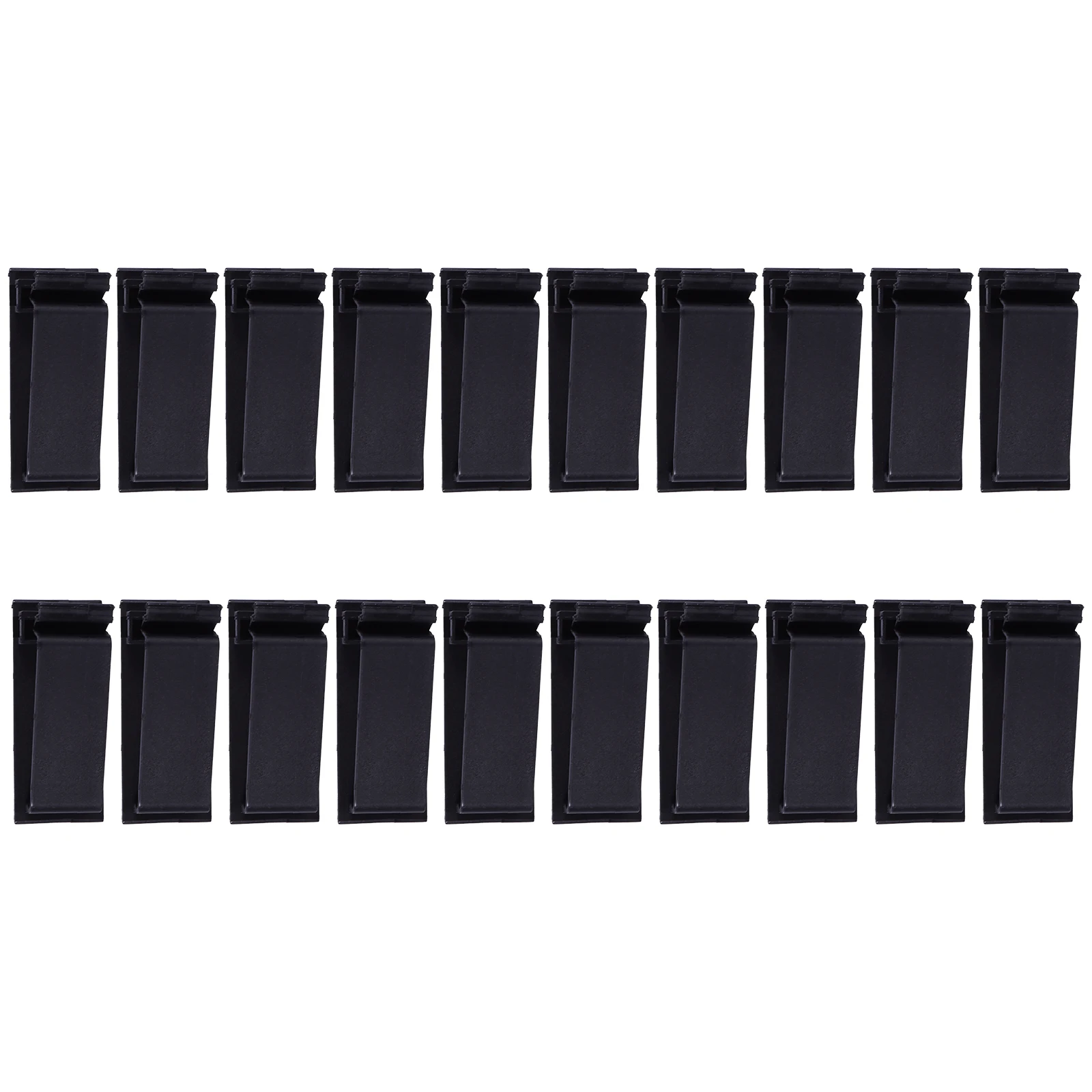 

20pcs Self Adhesive Cable Clips Wire Organizer Strong Adhesive Pads Home Office School Use Cord Management Clip Nylon Material