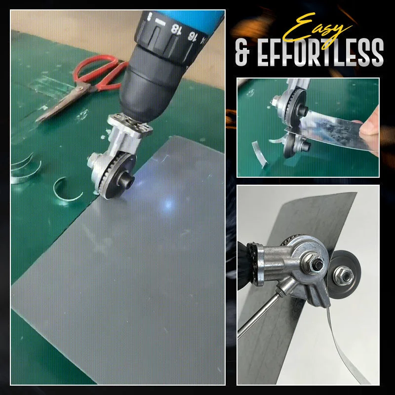 Electric Drill Shear Plate Cutter Attachment Metal Knife Copper Sheet Cut Tool Power Nibbler Punch Scissors Converter Adapter