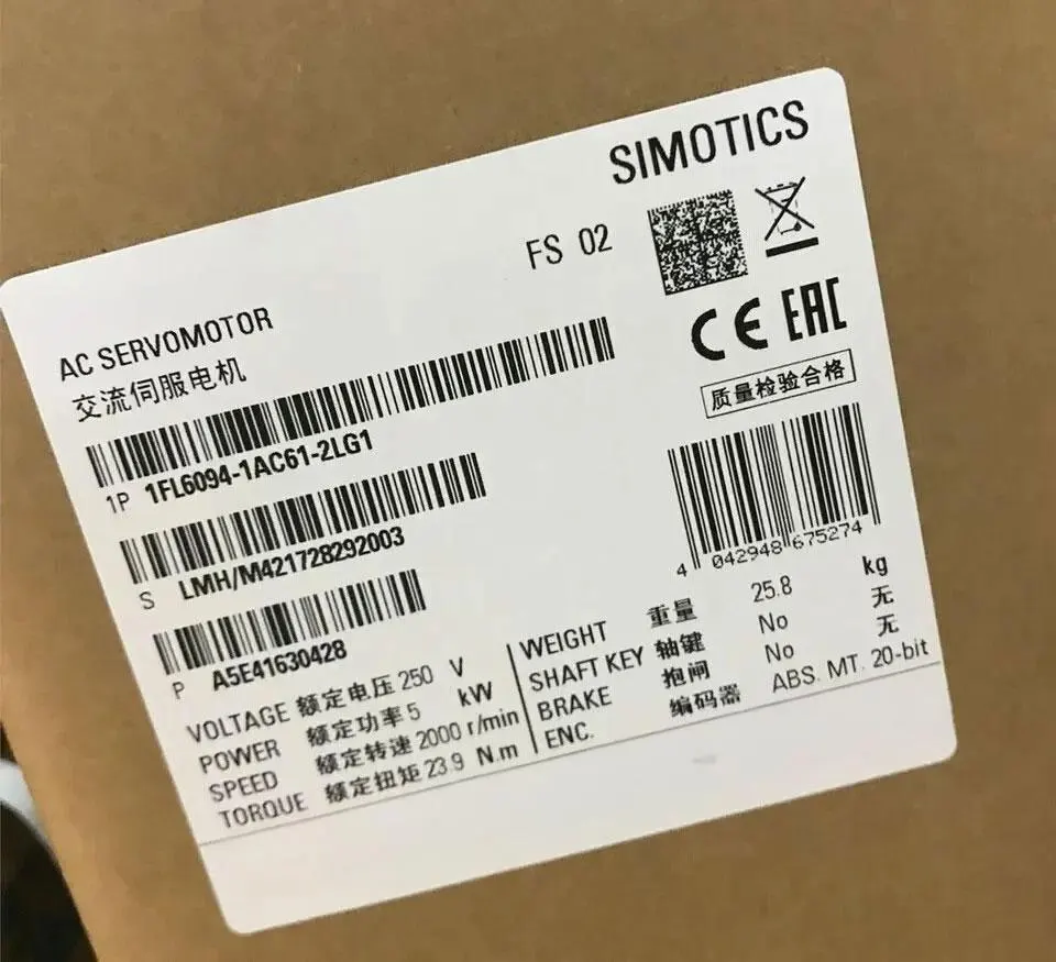 

Совершенно новый 1FL6094-1AC61-2LA1 1FL6094-1AC61-2LG1 Гарантия один год