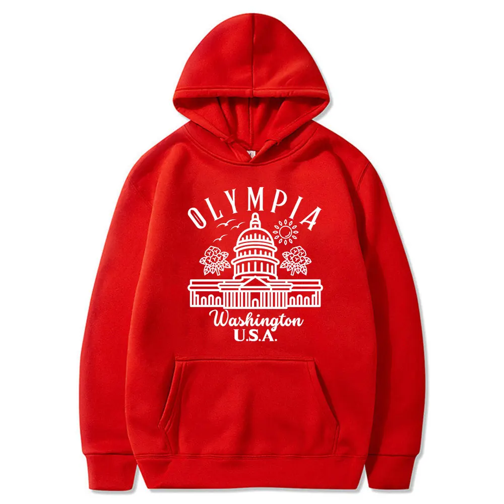 Olympia Funny Meme Graphic Print Hoodie Unisex Fitness Gym Pump Cover Hooded Tracksuit Men Women Vintage Casual Pullover Hoodies