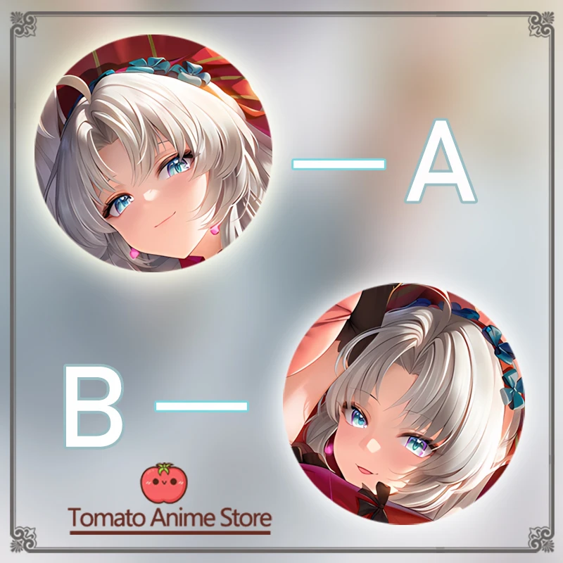 Funda de almohada Dakimakura de anime, con diseño de personaje de Wuthering Waves, Carlotta, para otaku, ideal para la cama, para Navidad.