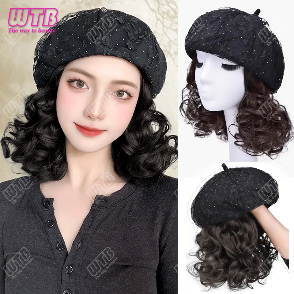 Synthetic Hat Wig O… - image