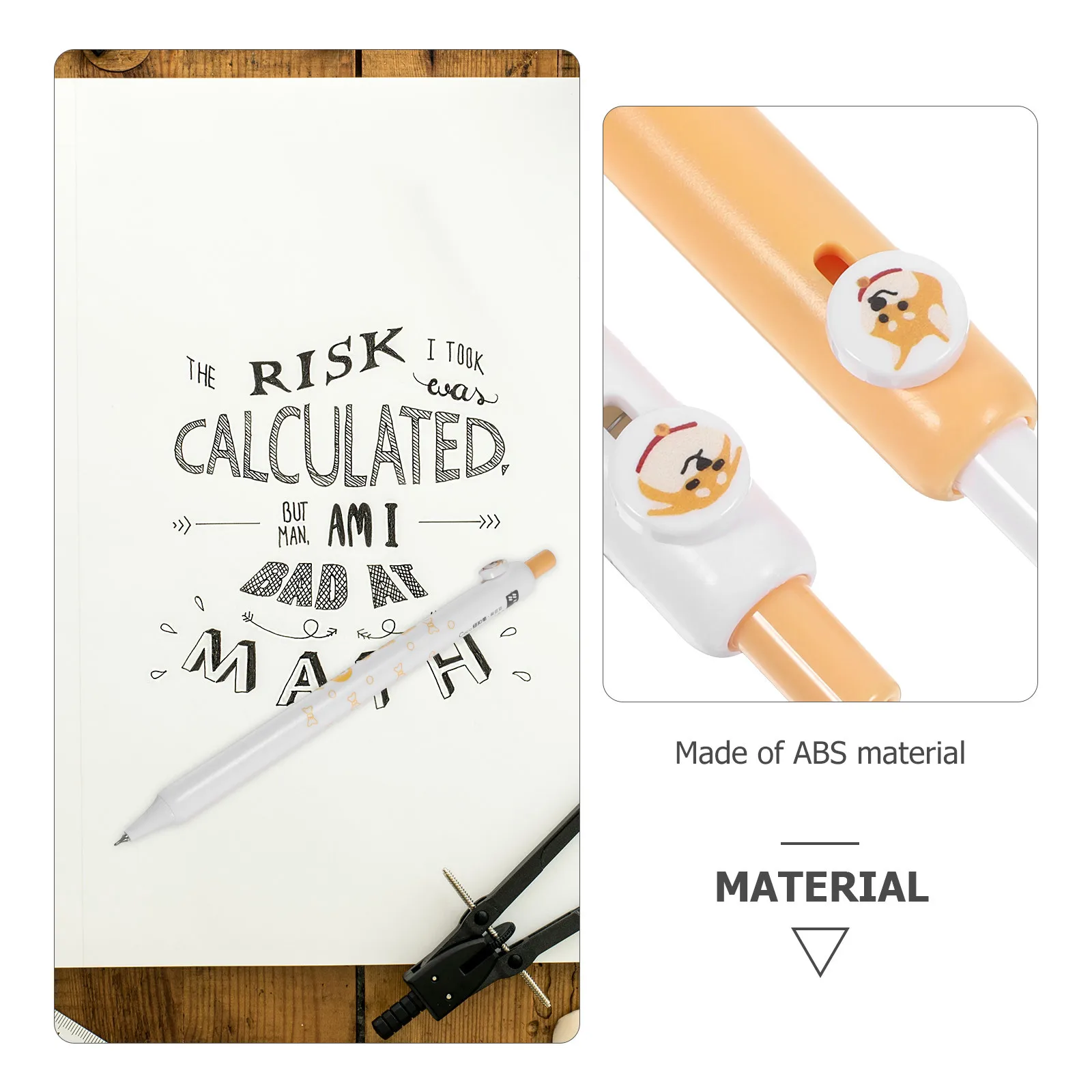 

4Pcs Neutral Gel Pen Set Cartoon Design Ergonomic Grip Writing Supplies Office School Puppy Pens Gel Pen Pens Writing Tools