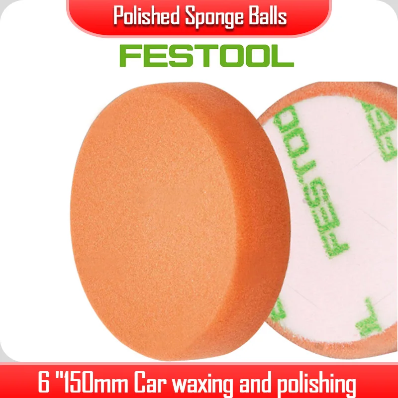 

FESTOOL Sponge Balls Disc 6 "150mm German Original Waxing and Polishing Waxed Glazing Car Paint Spray Painted After Processing