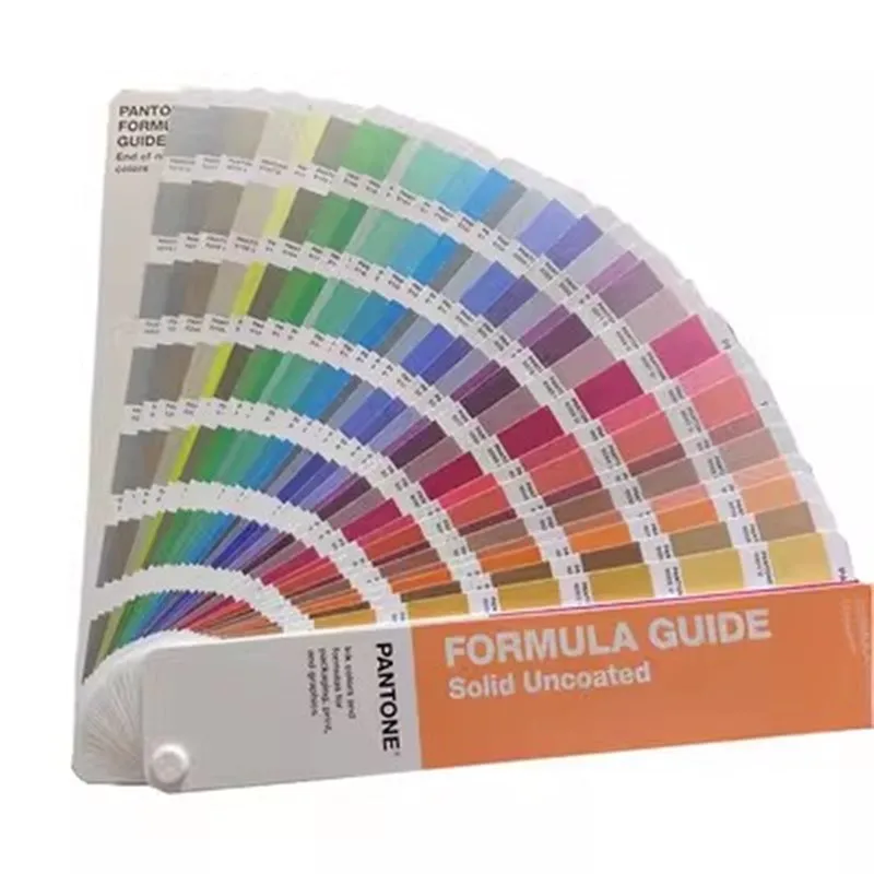 Free shipping 2390 solid PANTONE Color Card Spot Color Matte Series Formula Color Guide Chip shade Book Solid Uncoated GG1602B