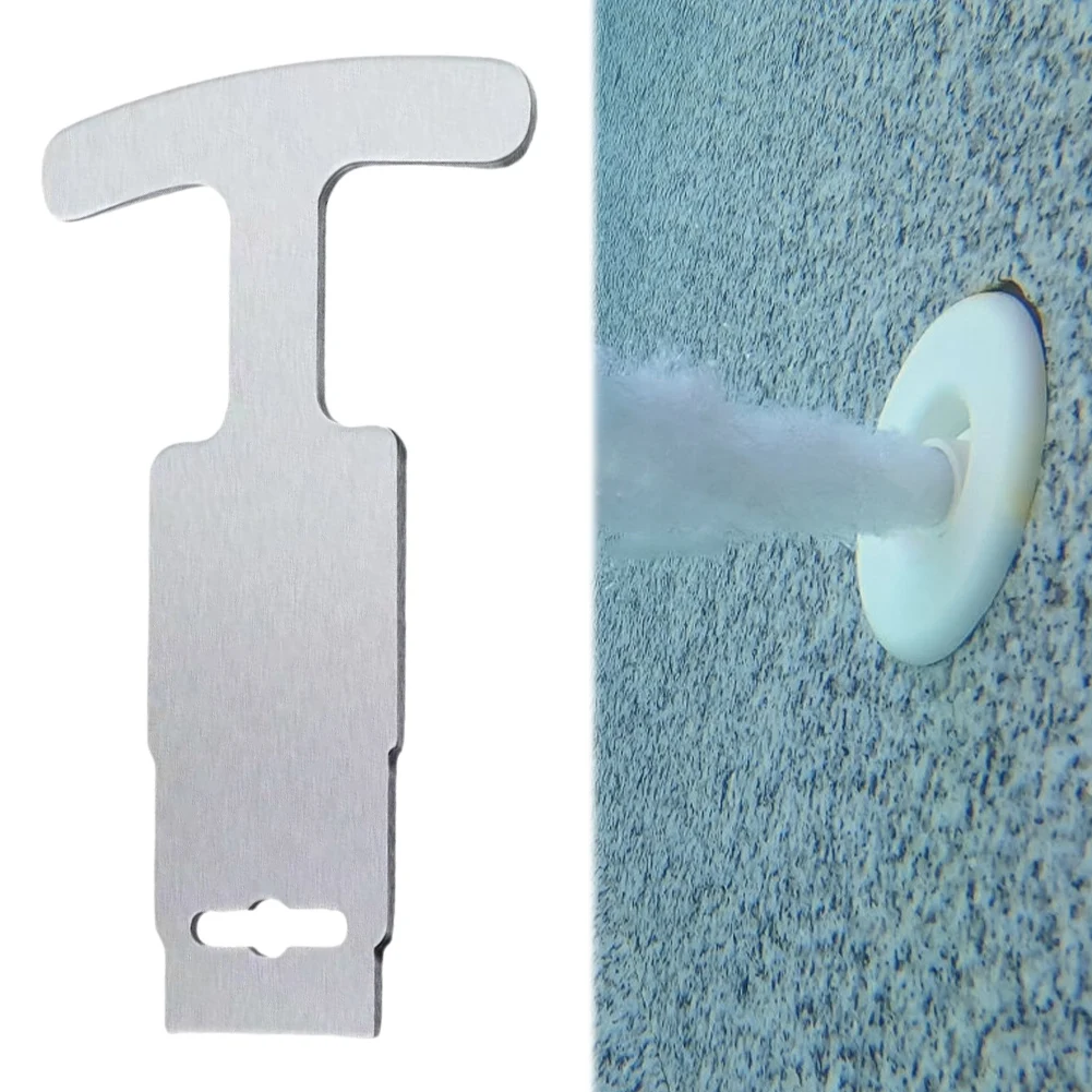 Metal Pool Plug Removal Tool with Handle Spa & Pool Return Jet Eyeball Seat Removal Tool for Hayward Hydrostream SP1419A~SP1419E