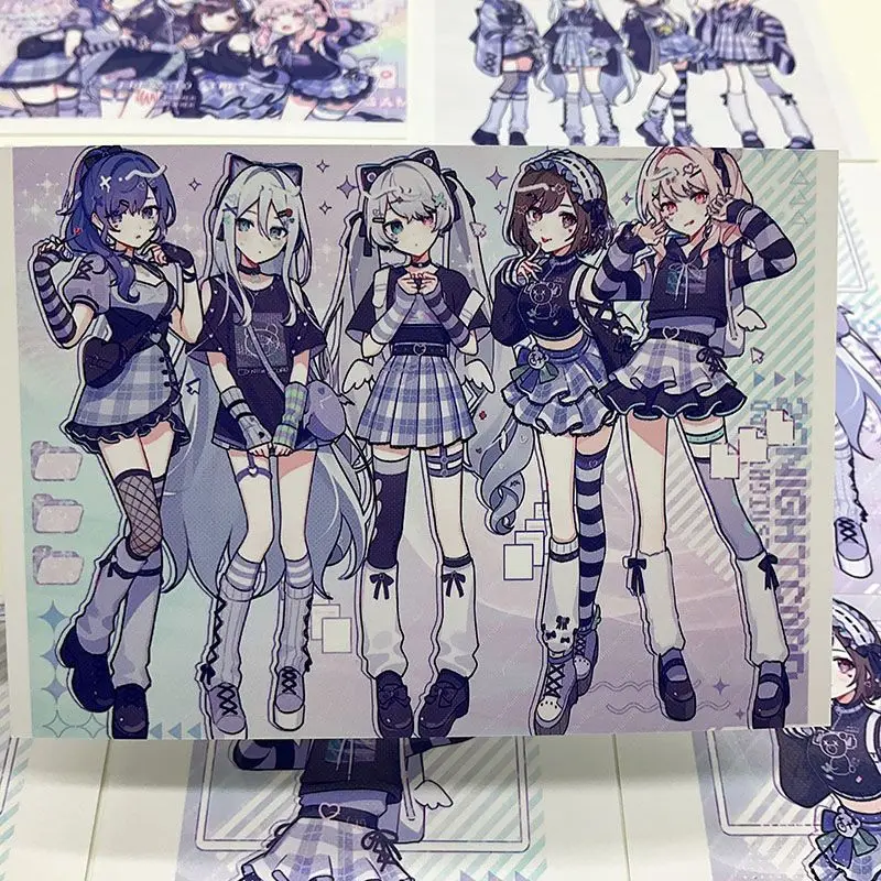 Broche de Anime Project Sekai Yoisaki Kanade para mochila, accesorios de insignia de Cosplay, tarjetas fotográficas, tarjetas coleccionables, regalos de cumpleaños