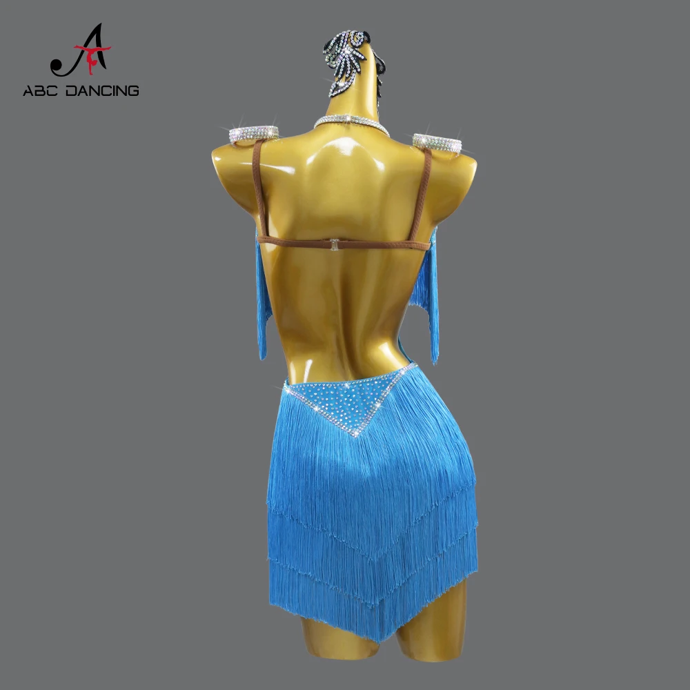 فستان رقص قاعة الرقص النسائية بدلة رياضية لاتينية أطقم أزياء نسائية ملابس الرقص الأمريكية ملابس الفتيات هامشية 2025 حفلات مثيرة للحفلات الراقصة #5