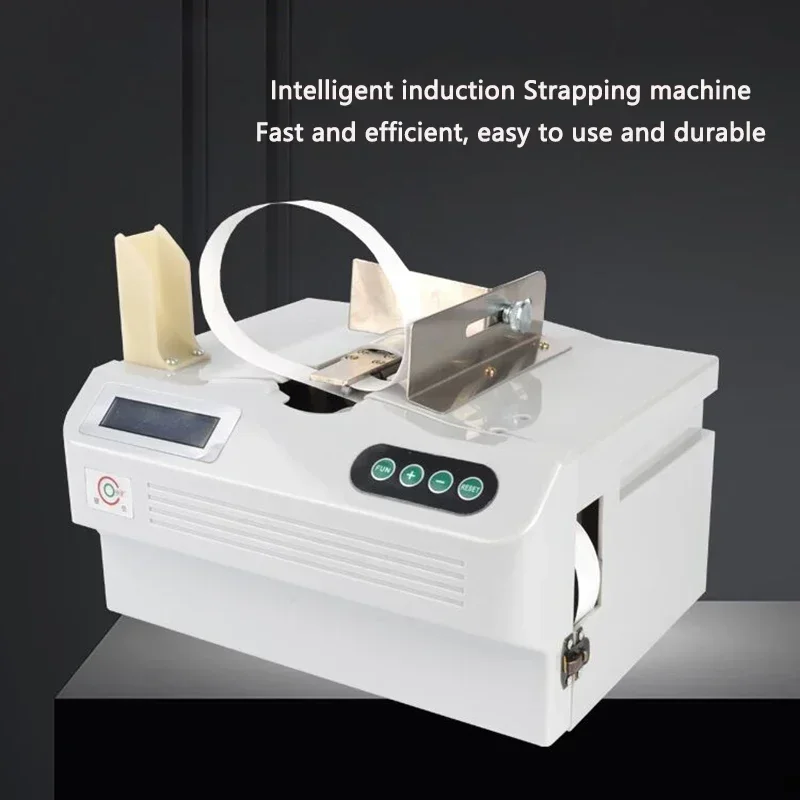 

nduction Strapping machine Multipurpose Supermarket Hot Melt Paper belt Binding machine Banknote Tying machine