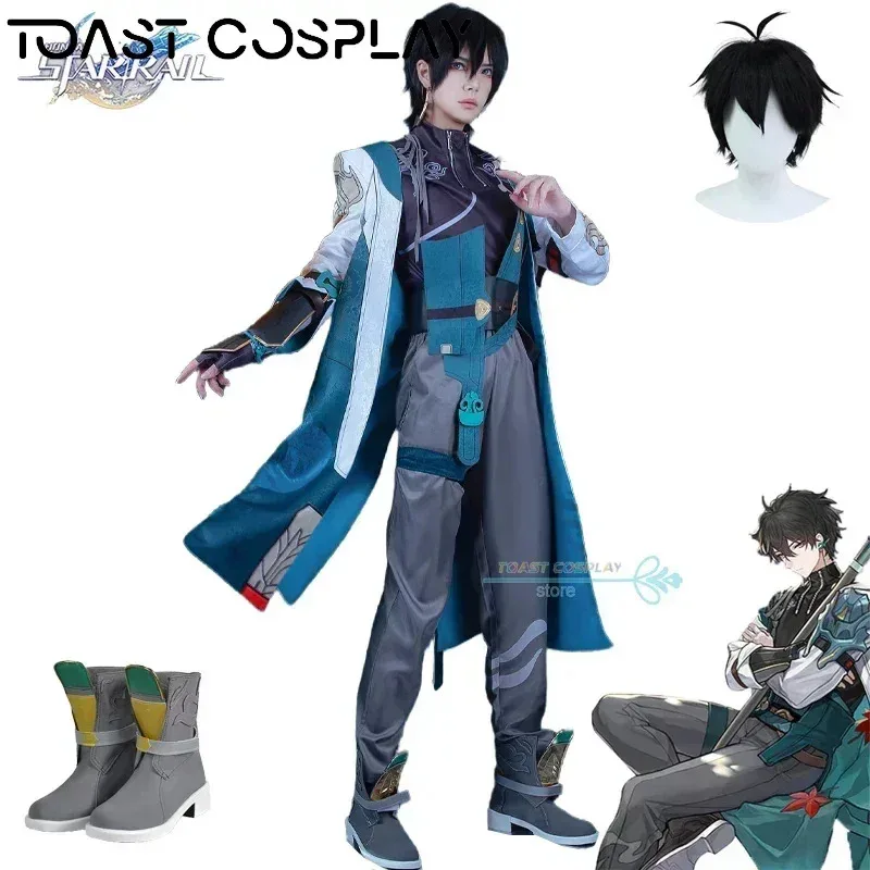 

Dan Heng Honkai Cosplay Game Honkai Star Rail Dan Heng Cosplay Costume Wig Shoes Full Set Halloween Party Outfits Game Cos