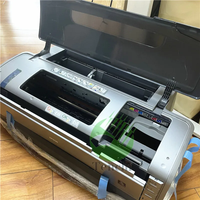 Second Hand A3+ A3 A4 8 Color Photo Printer for Epson Stylus Photo R1800 DVD inkjet Printer factory