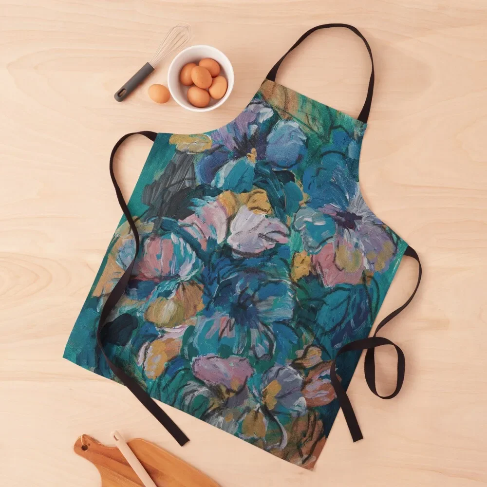 

Flowers for Vincent Apron Kitchen Apras For Women barber men Apron