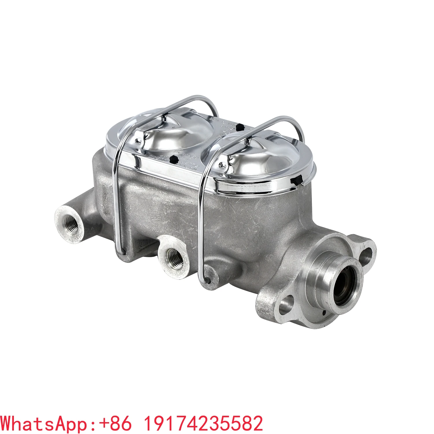 

Hot Rod Parts Universal Aluminum Brake Master Cylinder W/1" Bore 4 Port for GM Street Rod