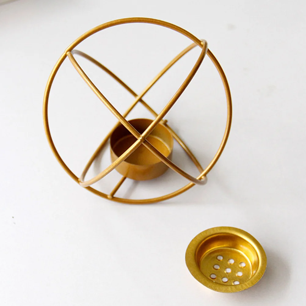 

Nordic Style Iron Incense Burner Geometric Aromatherapy Cone Holder Desktop Decoration Incense Holder Censer Ornament