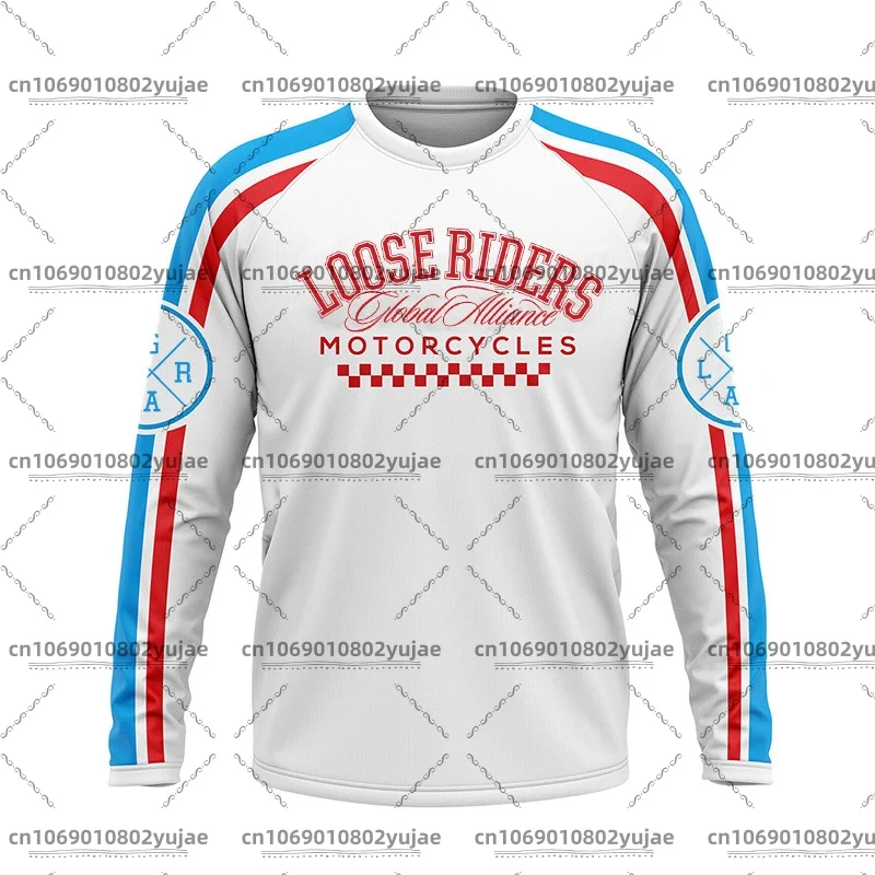 Loose Riders Mountain Bike Long Sleeve Shirt DH Motocross Speed ​​Dry Breathable Endurance Racing Long Sleeve T-shirt