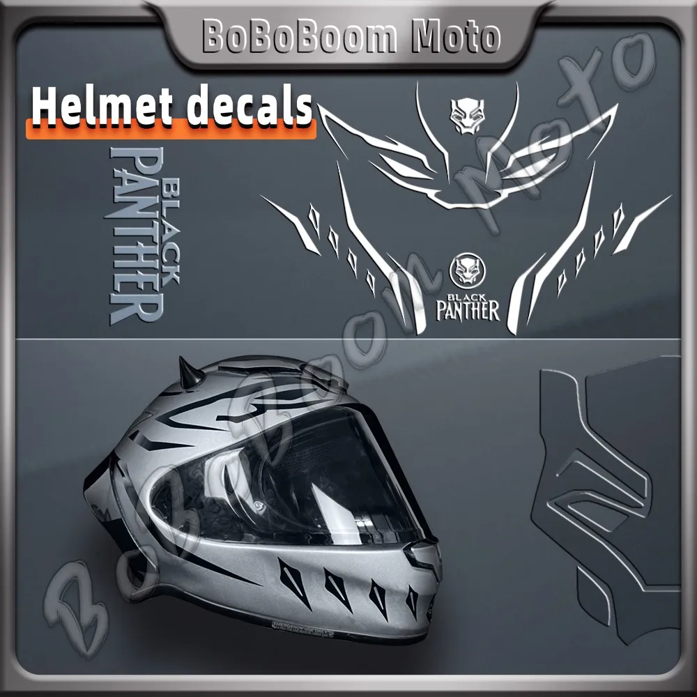 For Shoei HJC KYT Arai AGV Motorcycle Helmet Logo Decal Scratches Stickers Visor Kit Waterproof Decorative Accessories