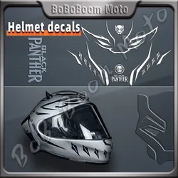 Shoei HJC KYT Arai AGV için motosiklet kask Logo çıkartması çizikler çıkartmalar Visor kiti su geçirmez dekoratif aksesuarları