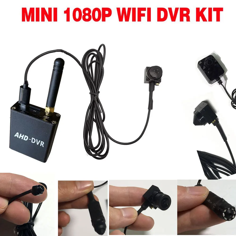 Imagem -05 - Câmera de Vigilância Cctv Pequeno Micro Wifi Dvr Kits 1080p hd Audio Mic Mini Câmera Gravador de Vídeo tf Card Motion Detection