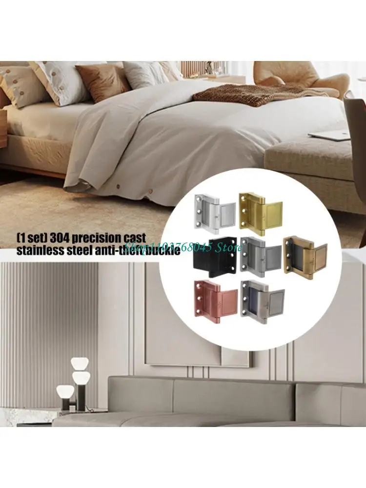R53F Premium 304 Steel Anti Corrosion Door Security Latches For Enhances Safety In Homes Hotel & Coastal Areas