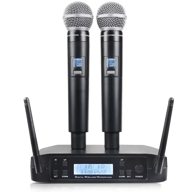 

Quality GLXD4 GLXD24 UHF Wireless Microphone Mic for Live Sound with Beta58 S-M58 Superior Sound Quality in Microphone Category