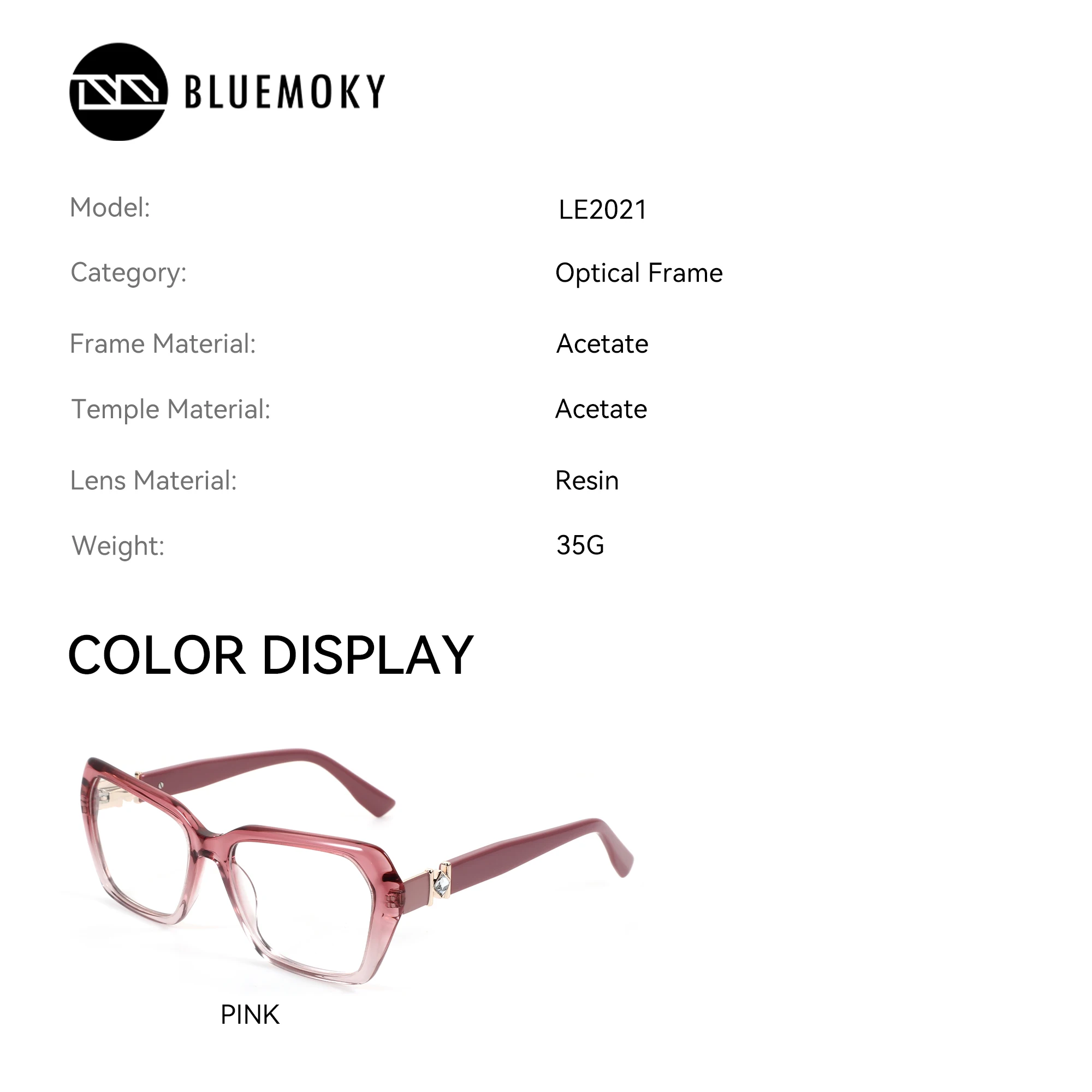 BLUEMOKY خلات فراشة وصفة طبية مخصصة نظارات النساء النظارات البصرية مع وصفة مكافحة الضوء الأزرق قصر النظر العدسات الرؤية