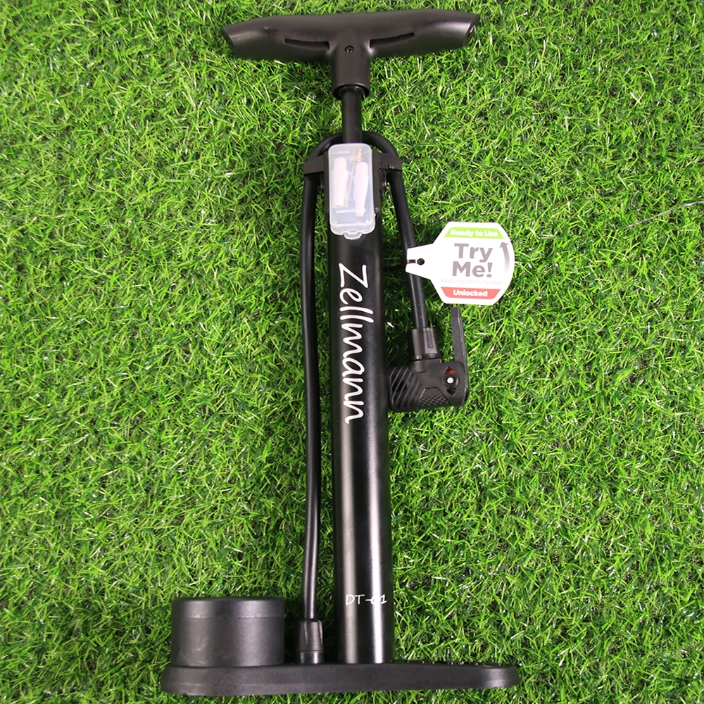 AliExpress BUCKLOS Zellmann Bicycle Pump 160PSI Road Mountain Bike Air Pump with Gauge Presta Schrader Valve Tire Inflator Cycling Tools