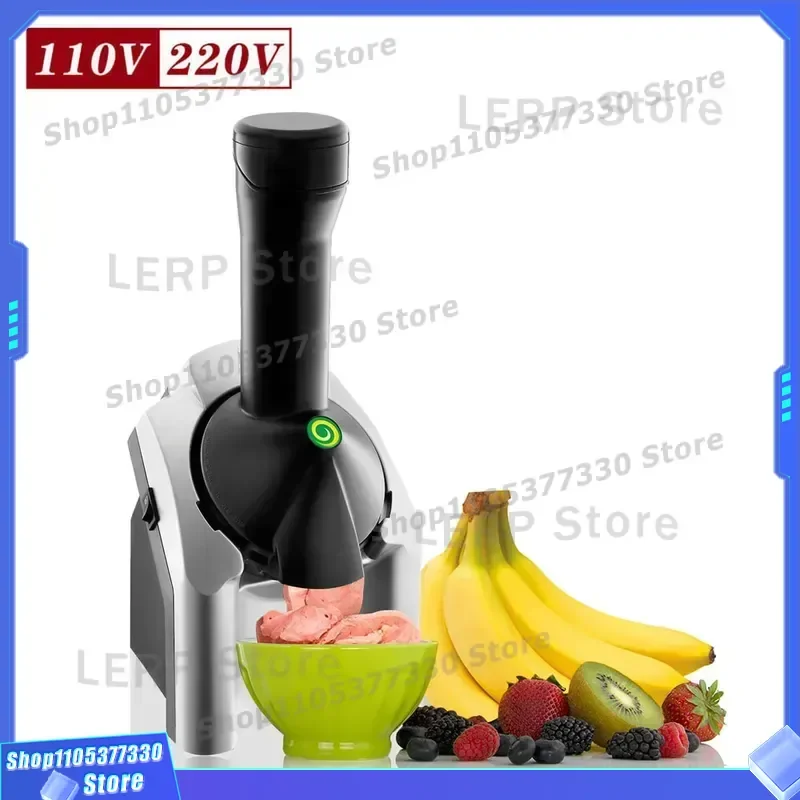 for Household Small Electric Ice Cream Fruit Yogurt Machine Smoothie Maker Childrens DIY Ice Cream Making Machine