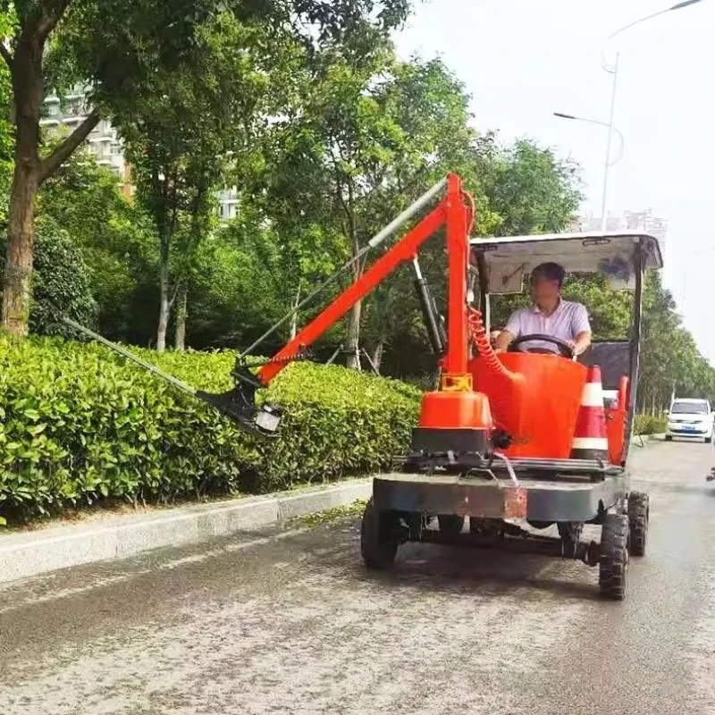 Electric Ride-on Hedge Trimmer Commercial Zero Emission Battery Powered Professional Grade CE Approved Dual Scissors 710kg