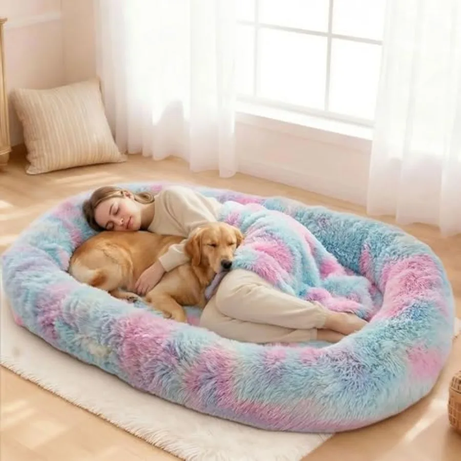 Human Dog Bed 79" F…