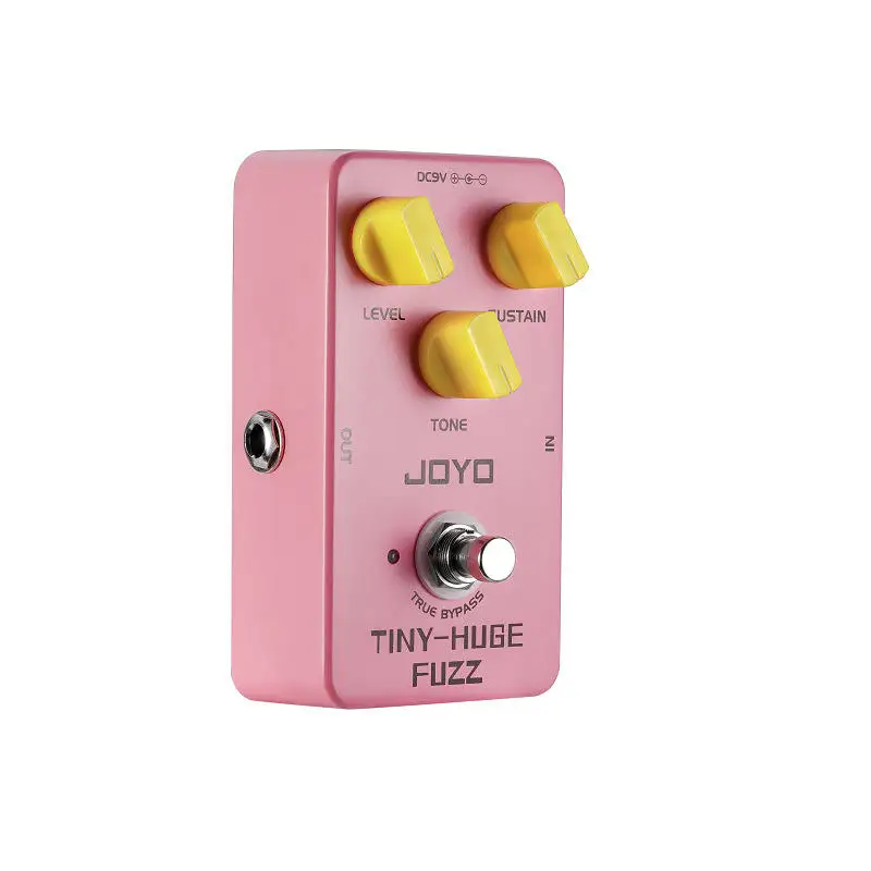Pedal de efecto de guitarra jo yo JF-26 TINY HUGE FUZZ, pedal de efecto de tono Fuzz clásico de los años 90 con rica sujeción para solos de guitarra