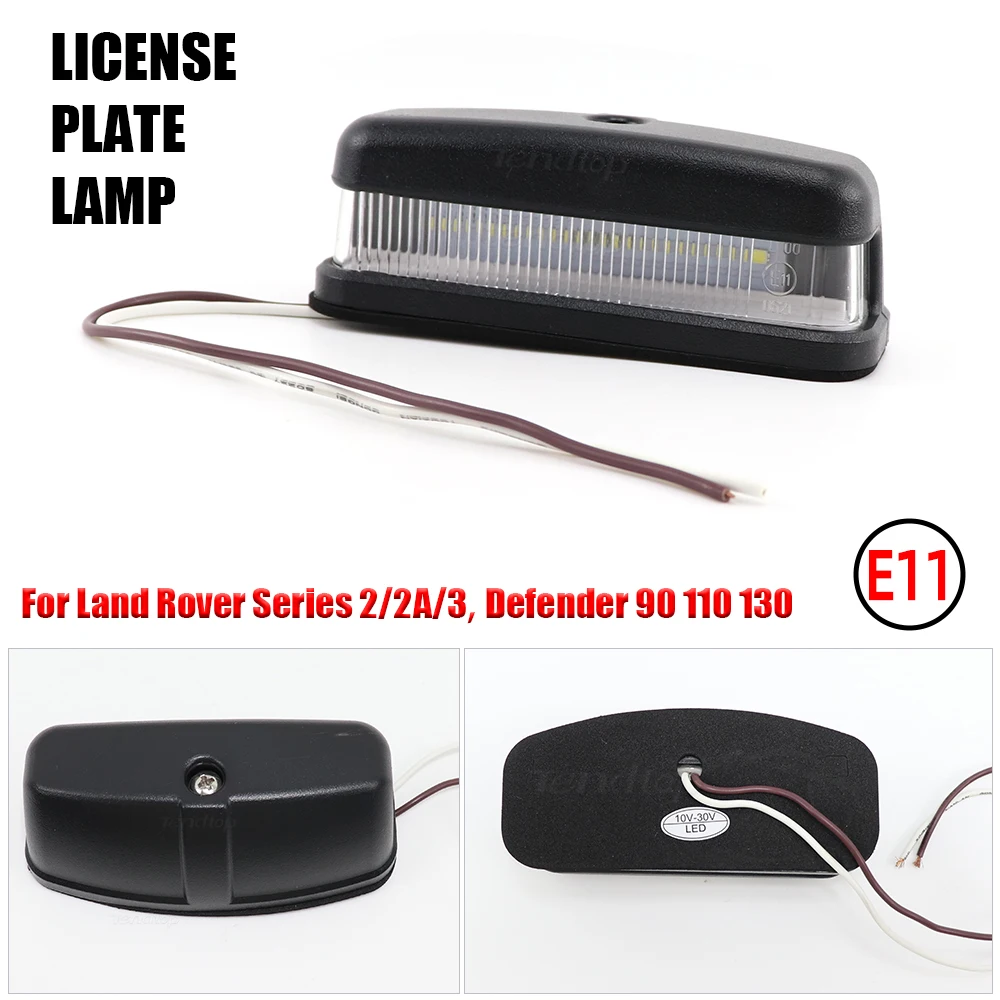 1pcs Car LED Licence Number Plate Lights Led Lights  For Land Rover Series 2 2A & 3  Defender 90/110/130