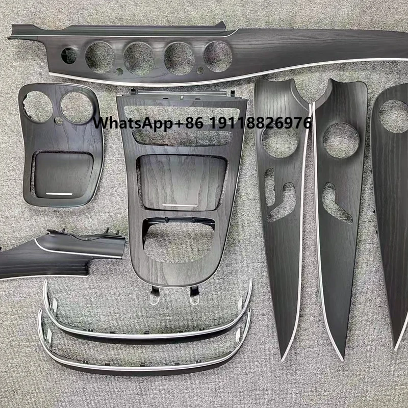 

OEM Armrest Box for W213 E Class Sedan & Wagon Ash Black Wood Interior Trim Kit for E260 E300 W238
