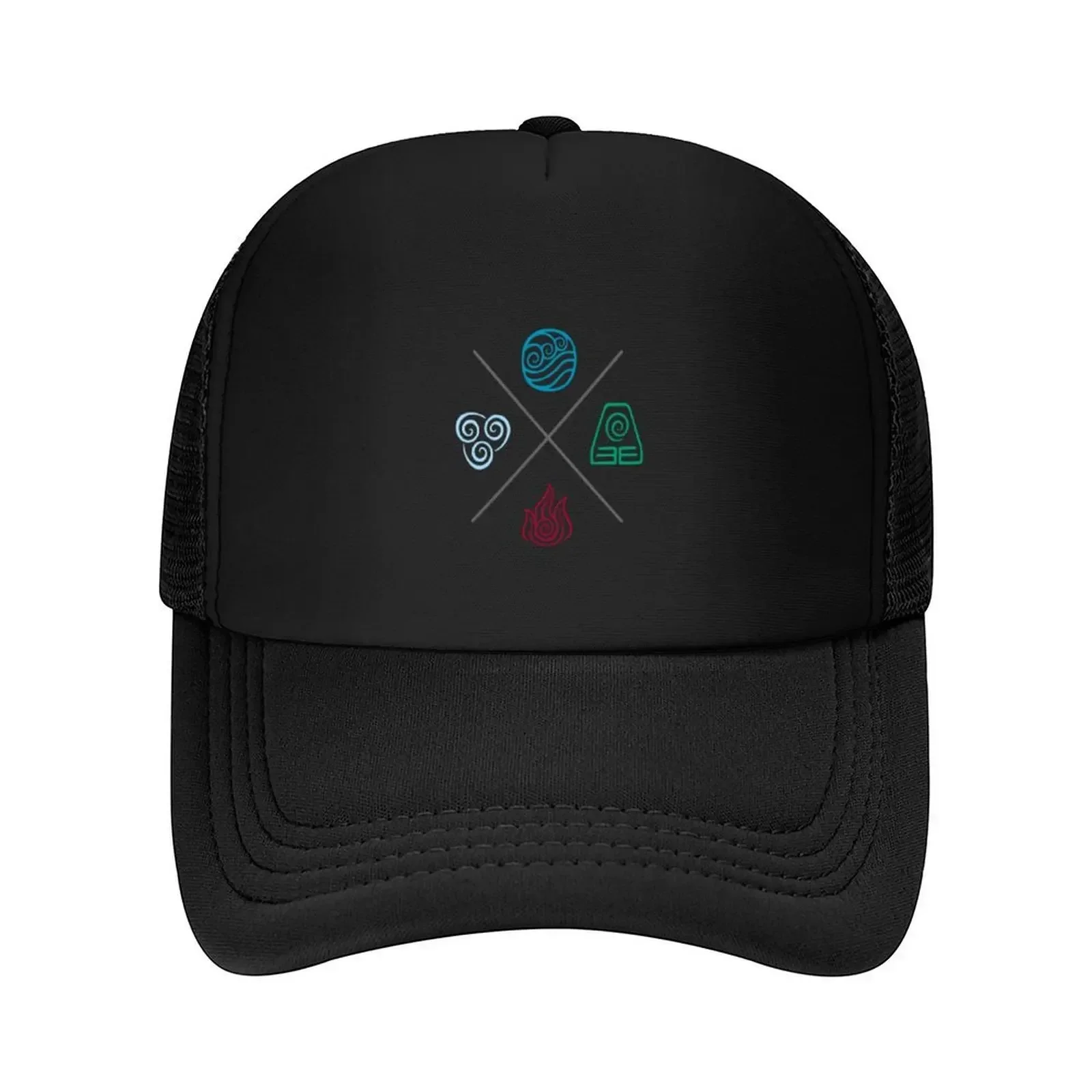 New Avatar The Last Airbender Four Elements Four Elements Symbols Baseball Cap designer cap Anime Hat summer hat Men Women's