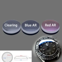 31.5mm Dome/Flat Sapphire Crystal Glass With Red Blue AR Coating Watch Glass Fit SKX007 SKX009 SRPD Abalone Tuna Men's Wat