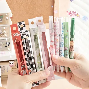 Borrador de lápiz retráctil, borrador de lápiz, suministros de corrección, corrección de escritura, papelería escolar, suministros de oficina