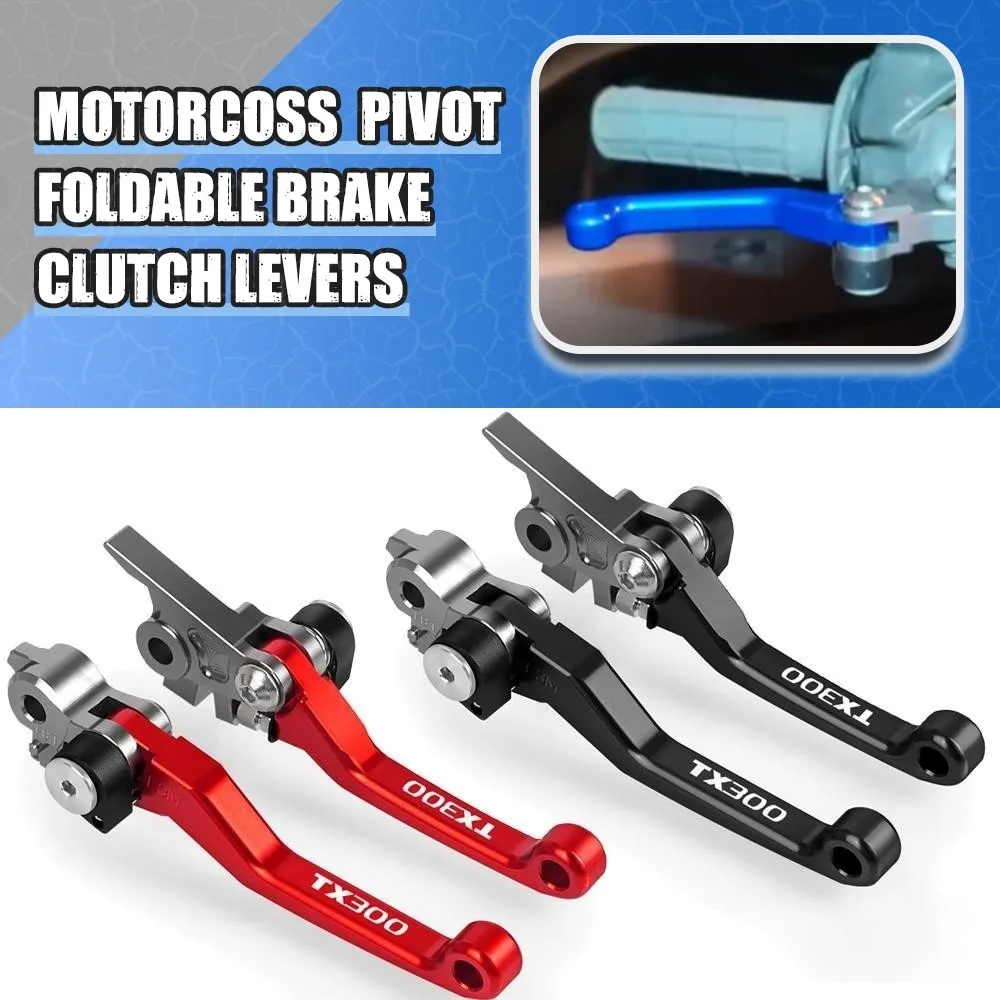 

TX 300 Accessories Pit Dirt Bike Pivot Foldable Brake Clutch Levers Motorcoss Parts For HUSQVARNA TX300 2017 2018 2019 2020 2021