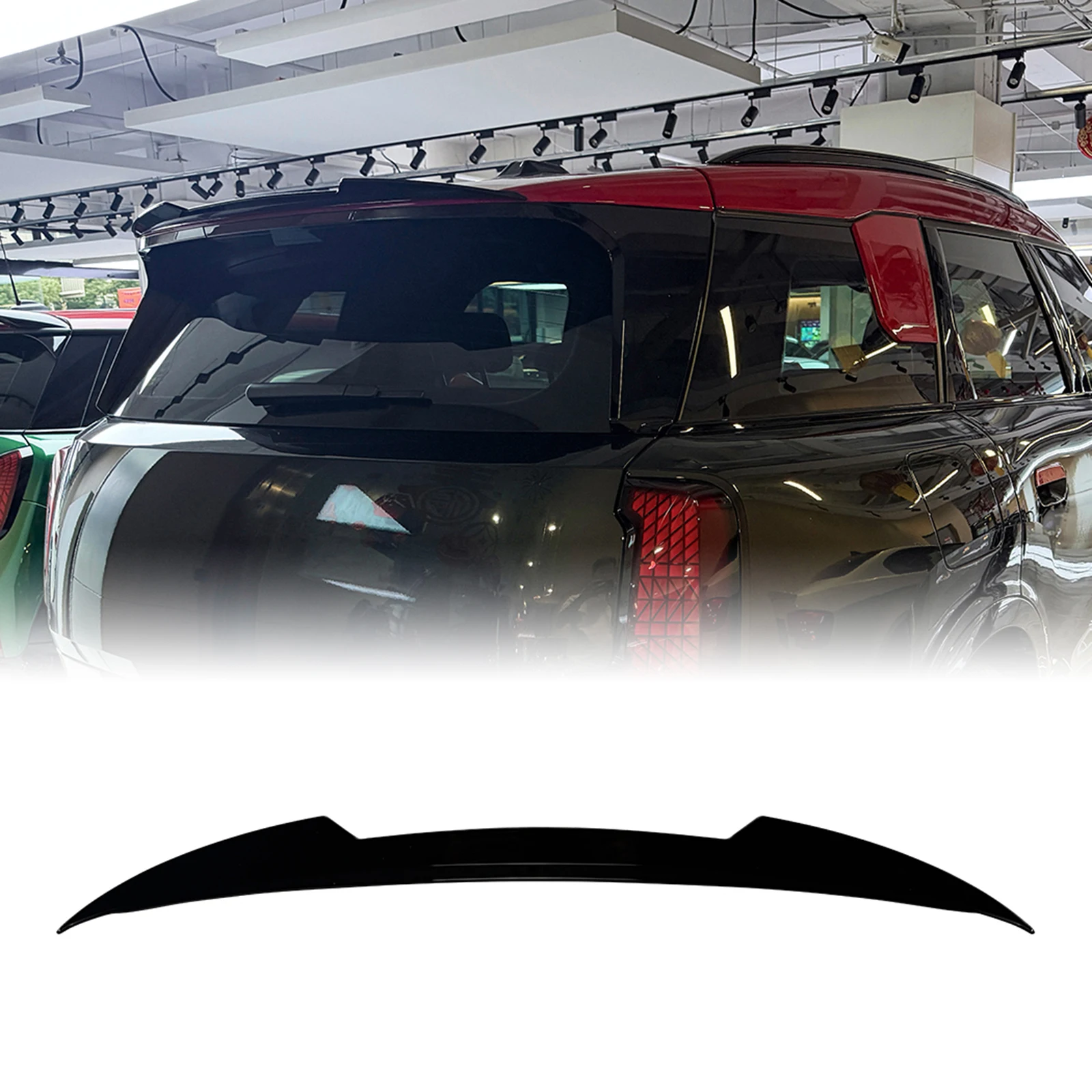 For Mini Countryman U25 2024-2027 Roof Spoiler Trunk Rear Lip Upper Wing ​Lid