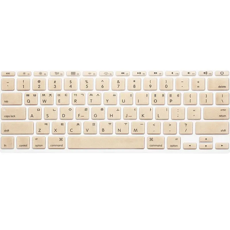 Rainbow Korean Keyboard Cover Protector for MacBook Air 11