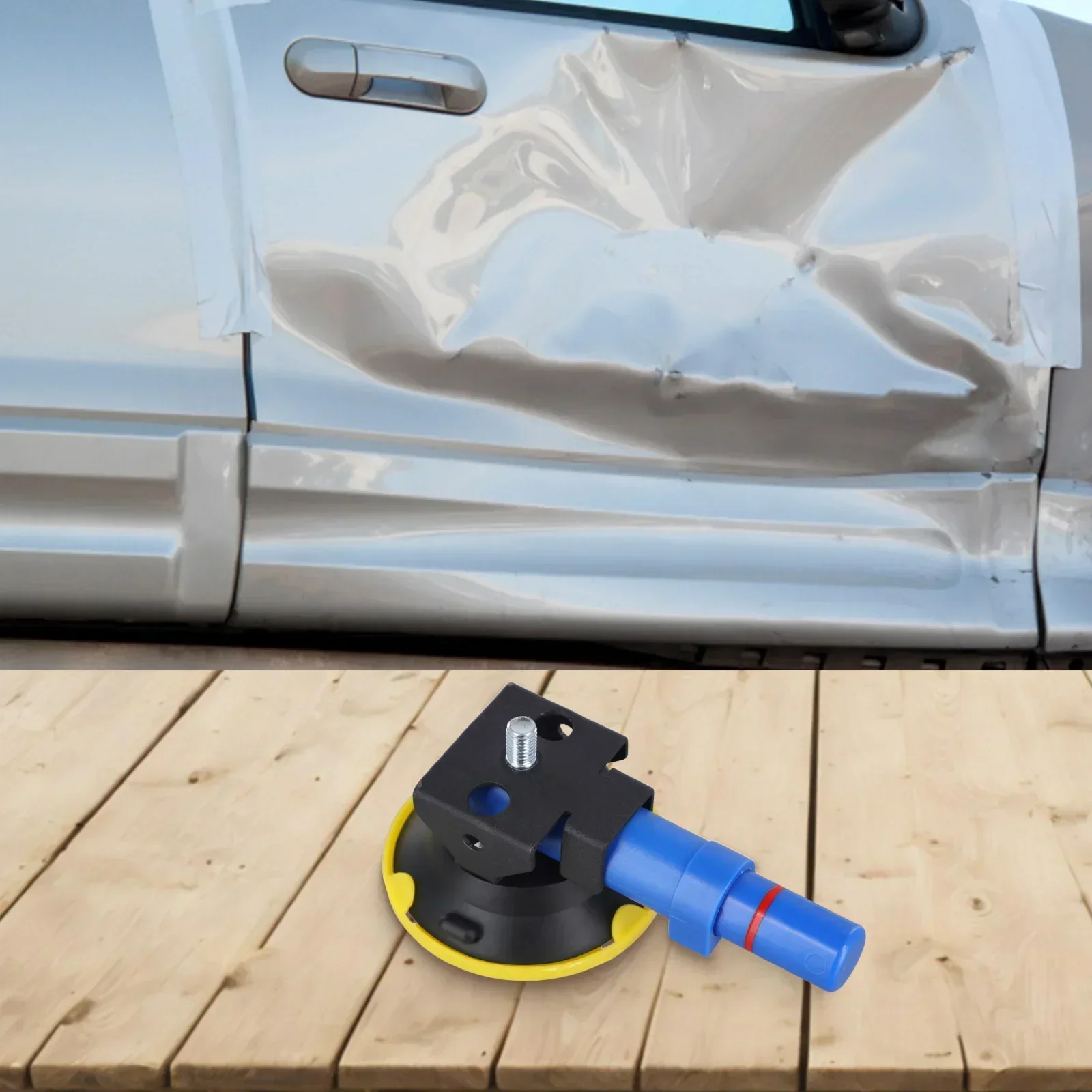 Dent Puller Suction Cup 75mm Black Heavy Duty Hand Pump M6/M8 Threaded Manual Suction Plastic 3 Inch High Quality