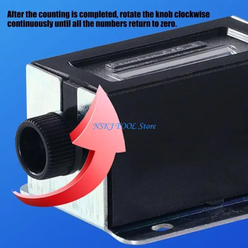 L8RC 5 Digit/6 Digit Manual Counter Hand Tally Counter Resettable Pull Strokes Clickers