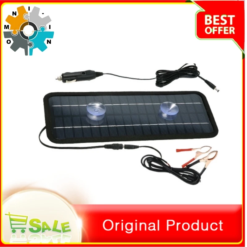 

Omni-in 20W18V DC Output Monocrystalline Silicon Solar Panel with Cigarette Lighter and Alligator Clip Cable