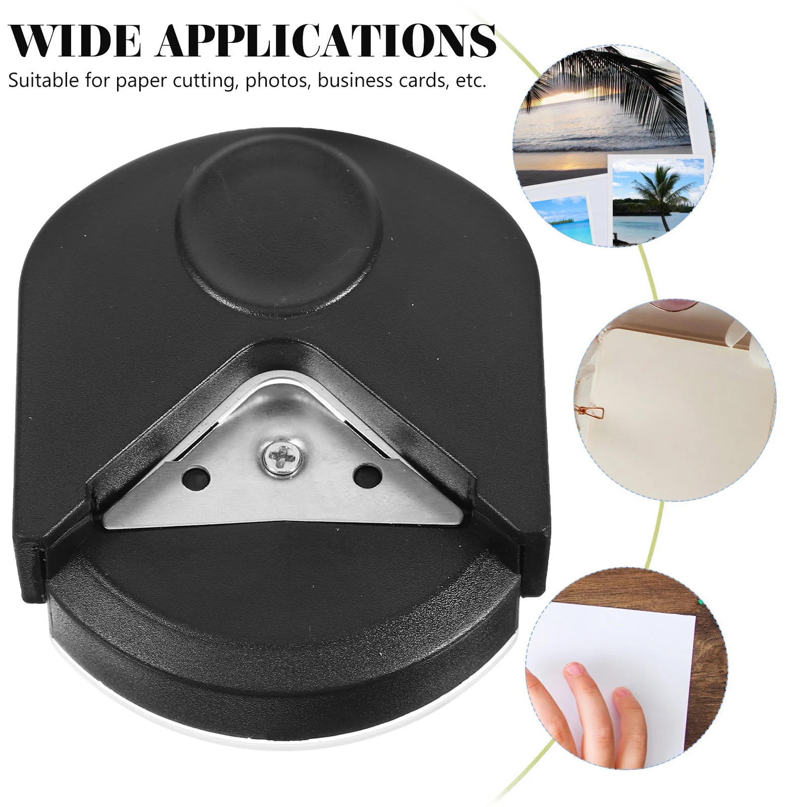 Corner Rounder Punch 4Mm Radius Easy Operate Paper Cutter Tool for Photo Business Card Scrapbooking Craft Corner Rounder Punch