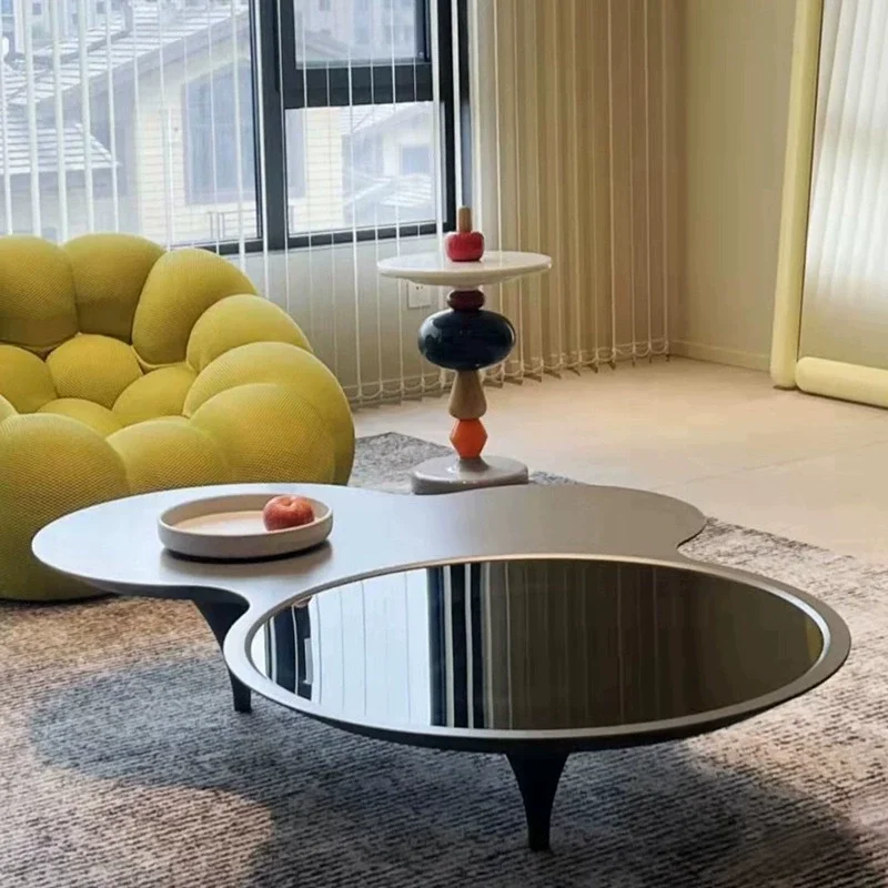 

Unique Italian Coffee Table Modern Luxury Nordic Living Room Aesthetic Side Table Minimalist Simple Couchtisch Home Furniture